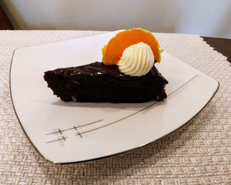 Brownie z pomarańczową nutą