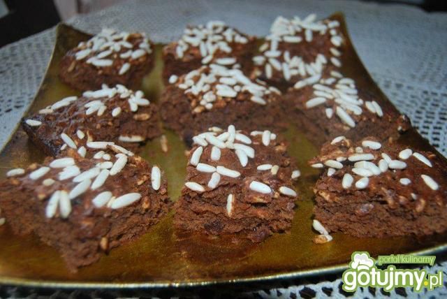 Brownie z preparowanym ryżem Brownie z preparowanym ryżem