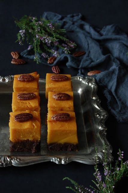 Brownie z przesłodkim dyniowym kremem