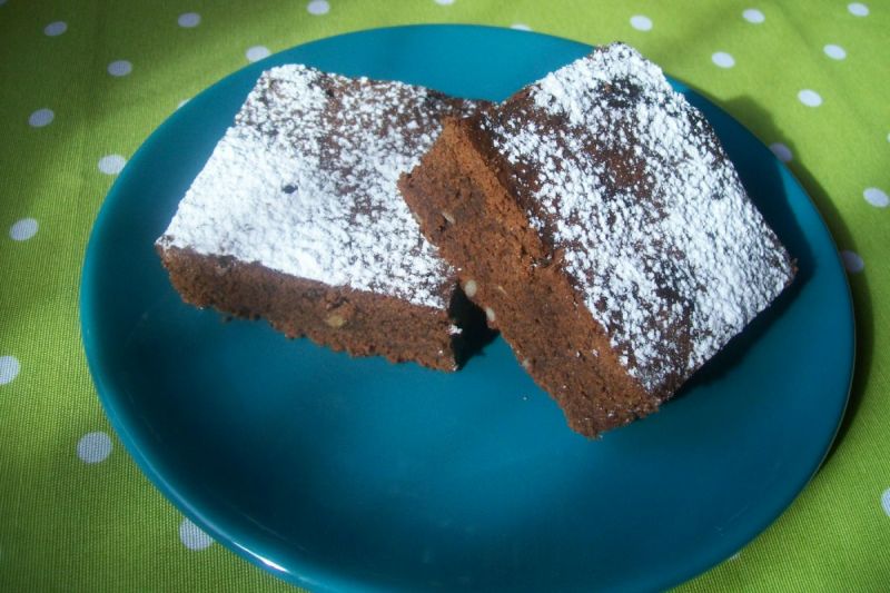 Brownie ze słonecznikiem Brownie ze słonecznikiem