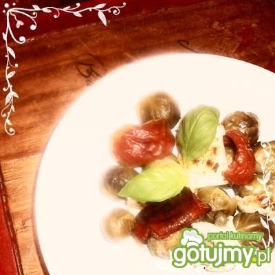 Brukselka po włosku- z mozzarellą