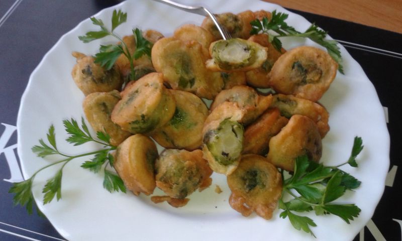 Brukselka w cieście z dodatkiem majonezu