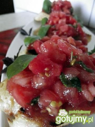 Bruschetta na bagietce