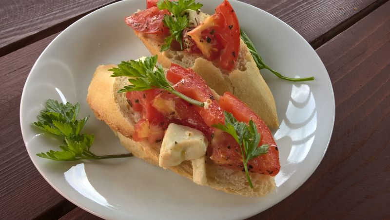 Bruschetta po mojemu Bruschetta po mojemu