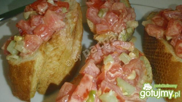 Bruschetta tatarska Bruschetta tatarska