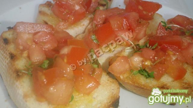 Bruschetta z olejem lnianym i rzeżuchą Bruschetta z olejem lnianym i rzeżuchą