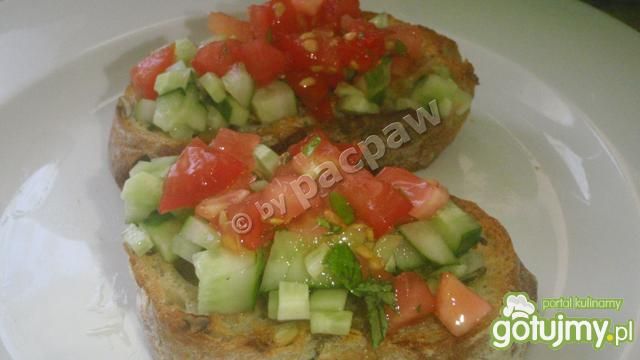 Bruschetta z polskim akcentem Bruschetta z polskim akcentem