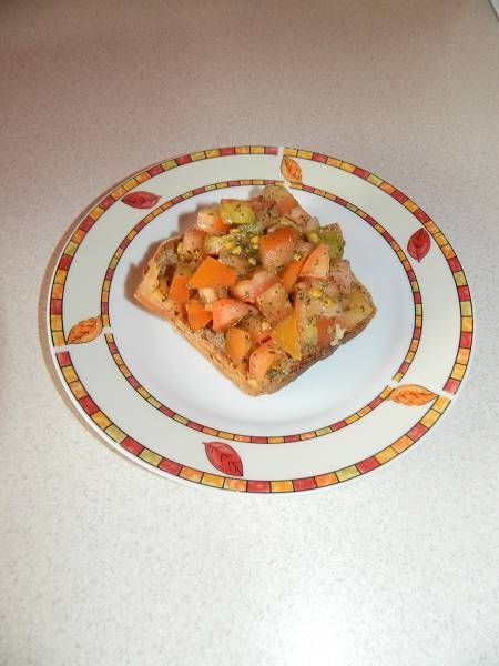 Bruschetta z pomidorami 