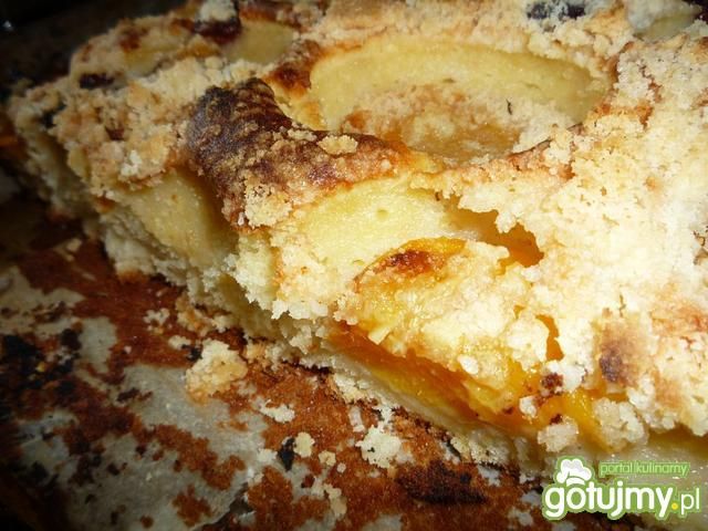 Brzoskwiniowe cudo z kruszonką  Brzoskwiniowe cudo z kruszonką