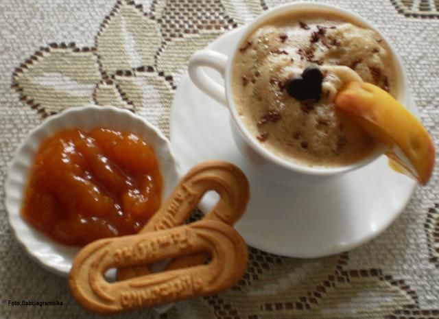 Brzoskwiniowy kawy czar : Brzoskwiniowy kawy czar :