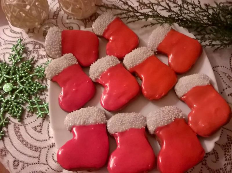 Buciki piernikowe dla Mikołaja Buciki piernikowe dla Mikołaja