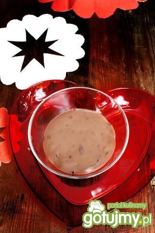 Budyń czekoladowy z czekoladą z chili  Budyń czekoladowy z czekoladą z chili