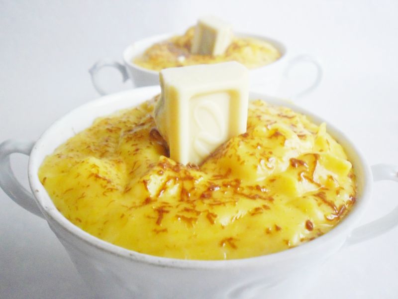 Budyń dyniowy z białą czekoladą Budyń dyniowy z białą czekoladą