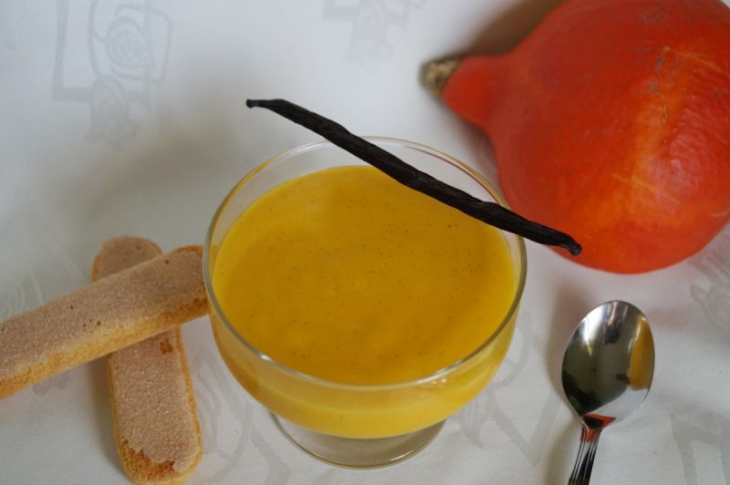 Budyń dyniowy z wanilią