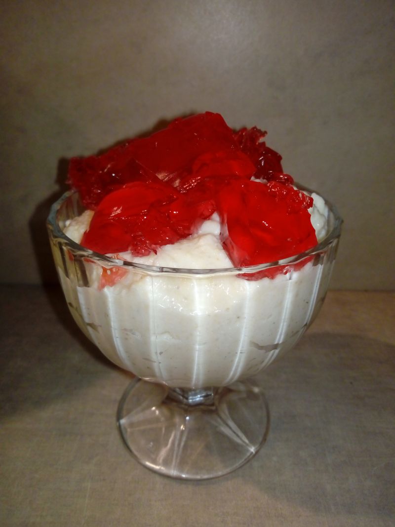 Budyń jaglany waniliowy