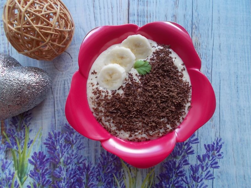 Budyń z kaszy bulgur