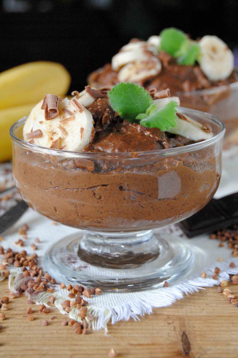 Budyń z kaszy gryczanej