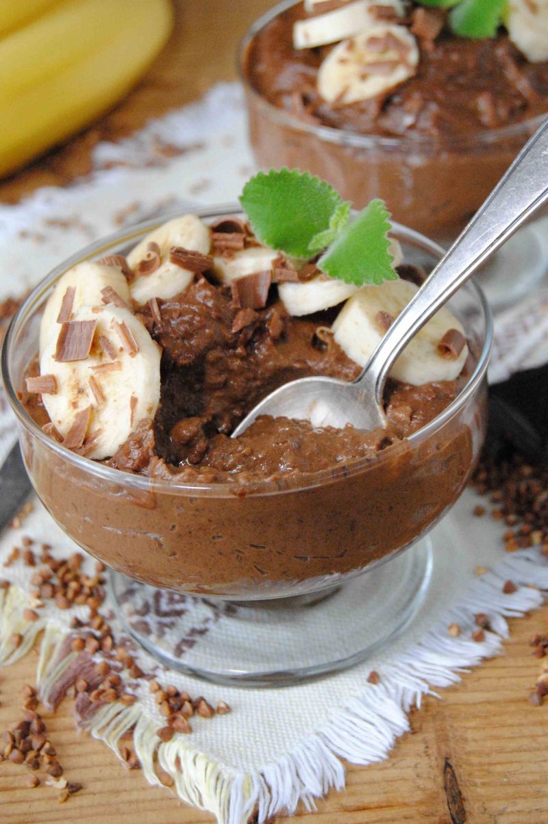 Budyń z kaszy gryczanej