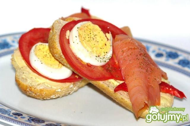 Bułeczka z Łososiem 