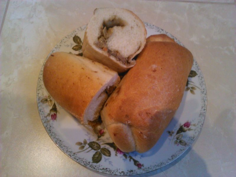 Bułeczki drożdżowe z farszem 