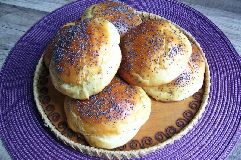 Bułeczki drożdżowe z makiem 