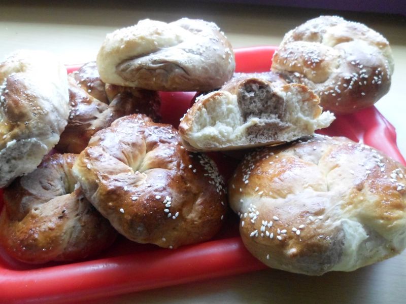 Bułeczki dwukolorowe Bułeczki dwukolorowe