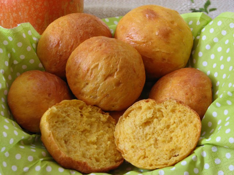 Bułeczki dyniowe Bułeczki dyniowe