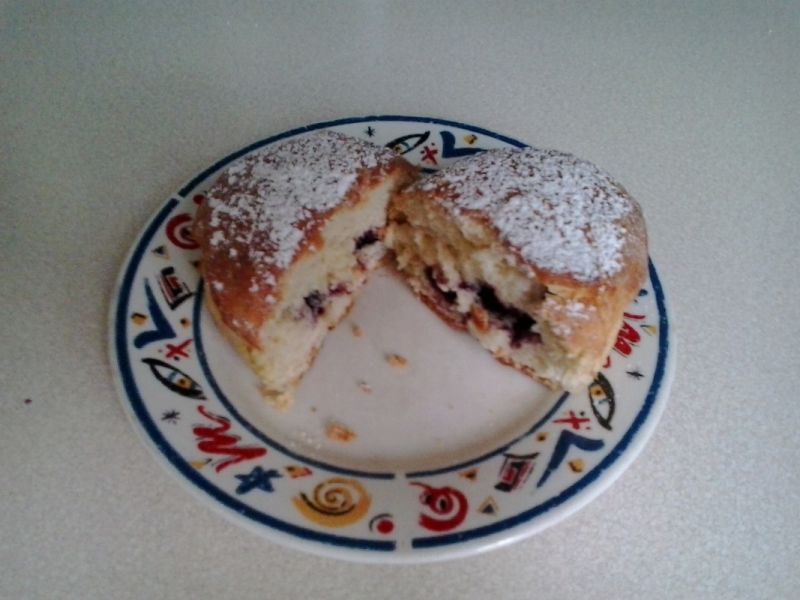 Bułeczki jagodzianki Bułeczki jagodzianki