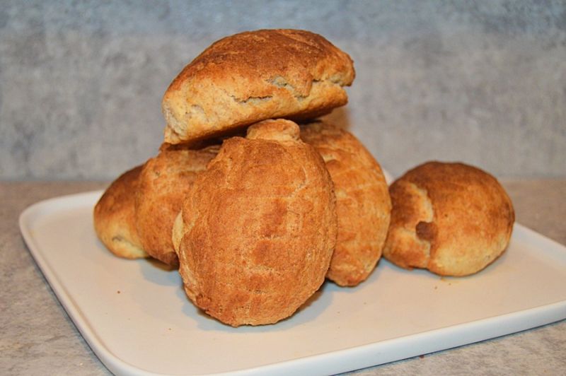 Bułeczki orkiszowo-pszenne