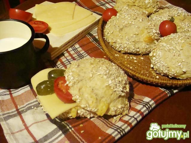 Bułeczki w płatkach owsianych 