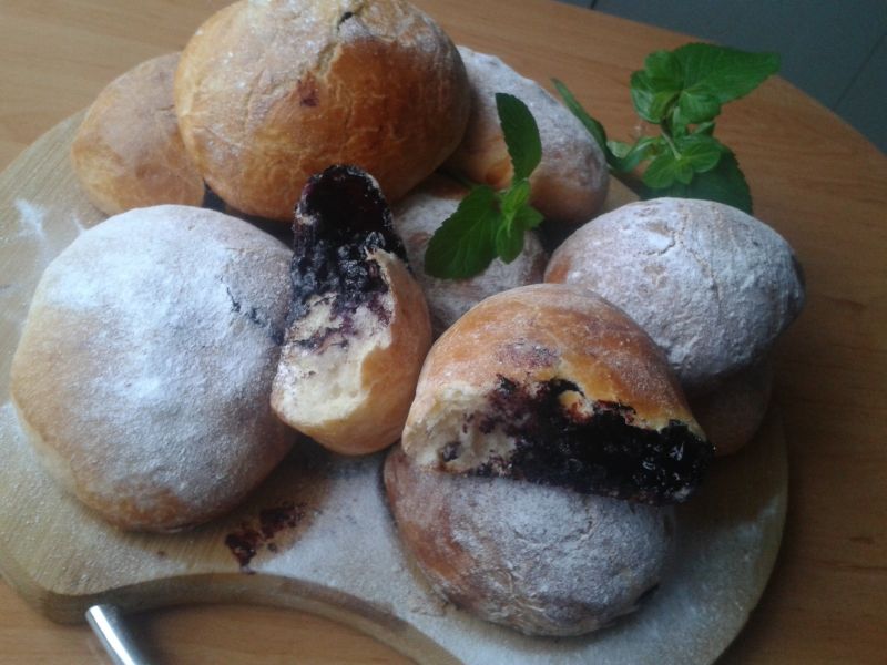Bułeczki z jagodami