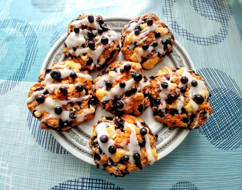 Bułeczki z jagodami w wersji fit