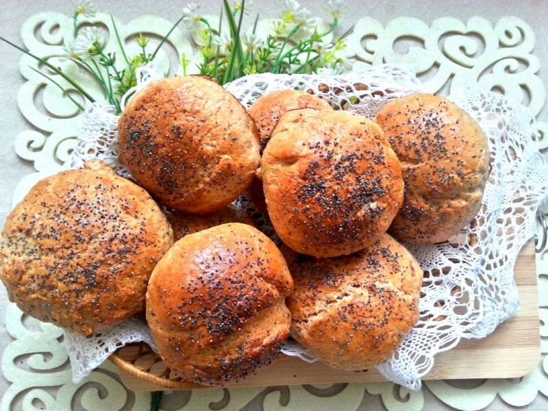 Bułeczki z makiem na maślance