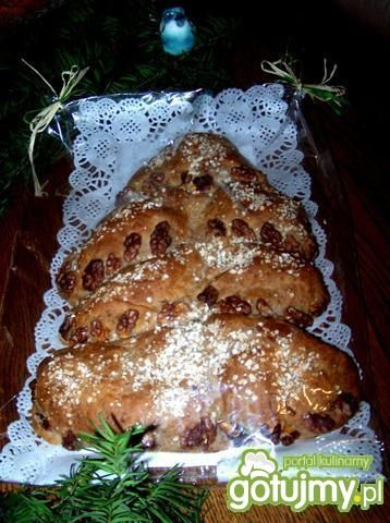 Bułeczki z orzechowej choineczki  Bułeczki z orzechowej choineczki