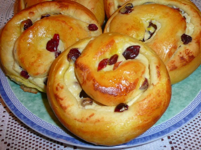 Bułeczki z żurawiną