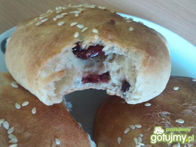 Bułeczki z żurawiną na II śniadanie