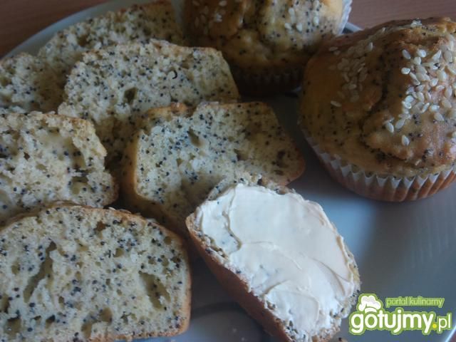 Bułeczkowe muffinki Bułeczkowe muffinki