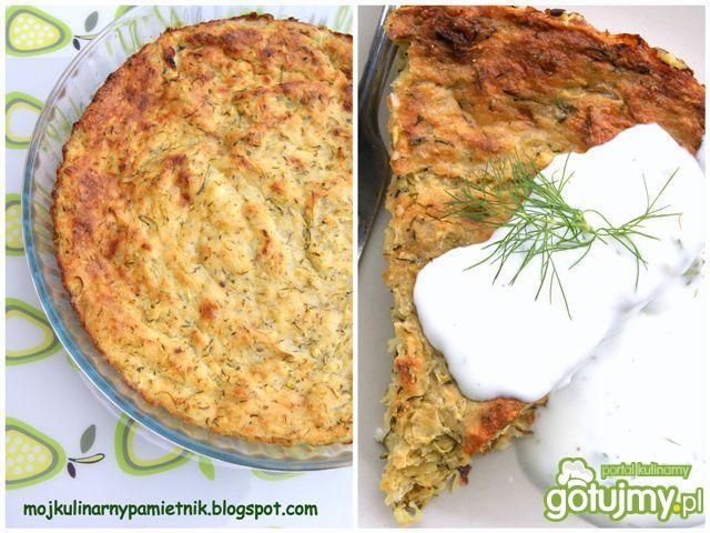 Bułgarski cukiniowy placek Bułgarski cukiniowy placek