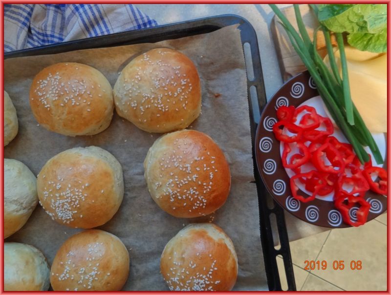 Bułki do hamburgerów Bułki do hamburgerów