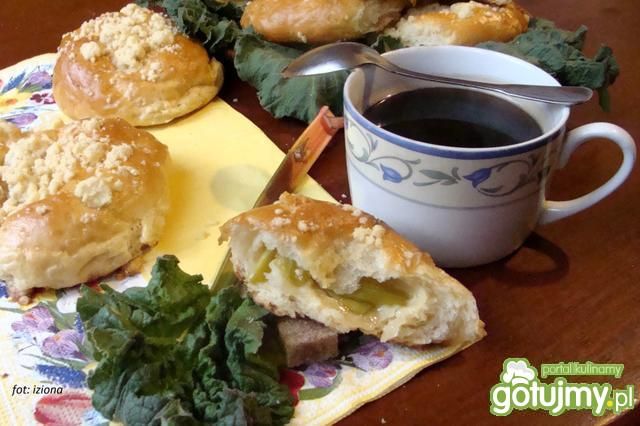 Bułki rabarbarki  Bułki rabarbarki