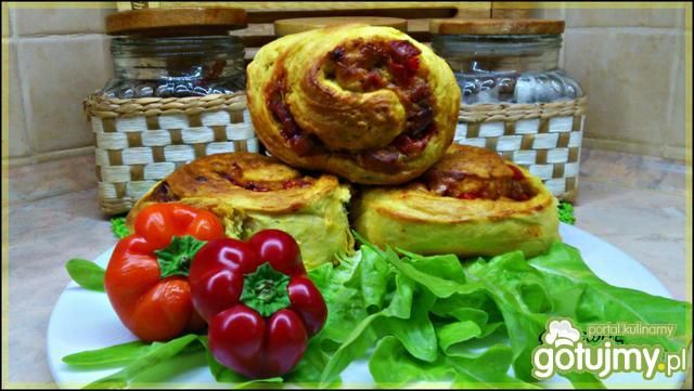 Bułki ślimakowe z farszem
