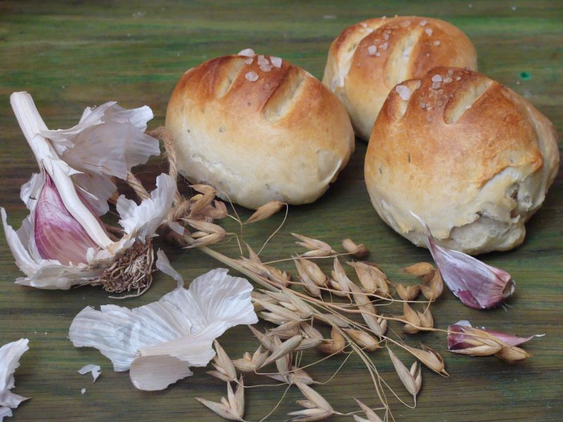Bułki z czosnkiem 
