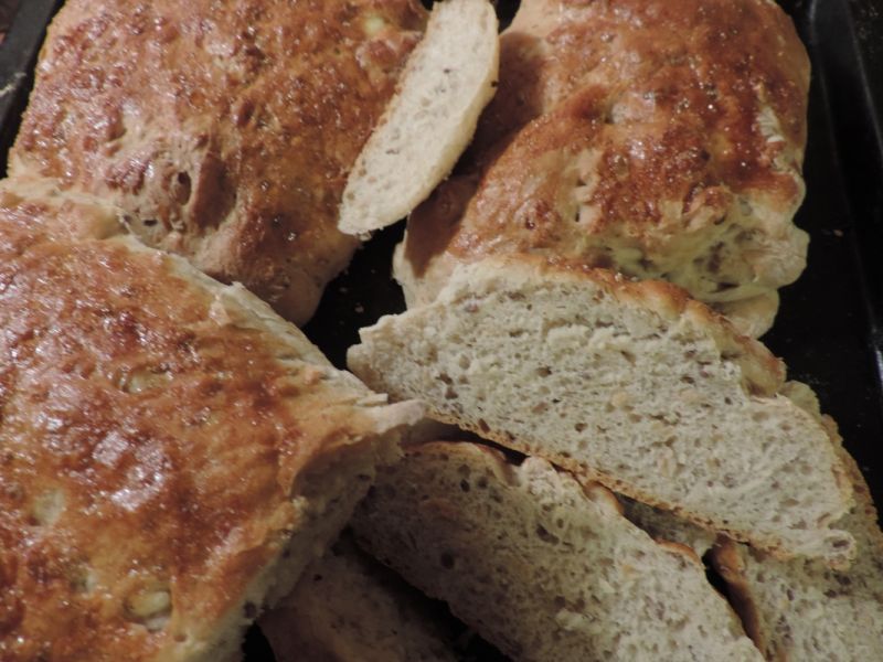 Bułki z siemieniem lnianym