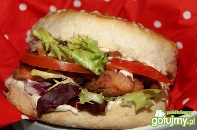 Buły ze smażonym pstrągiem 