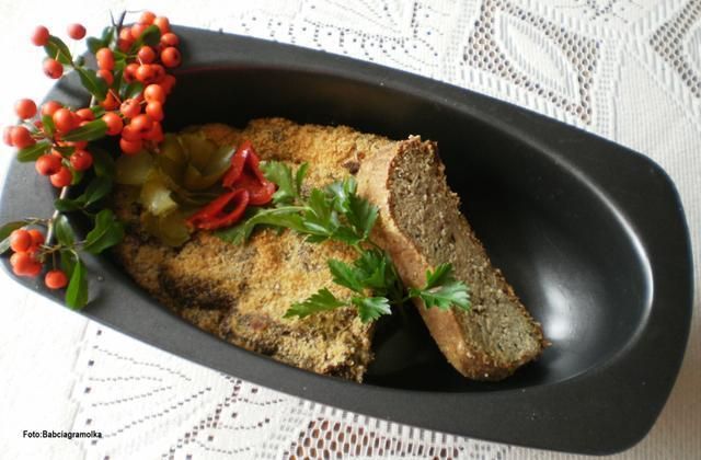 Buniowy  pasztet z pieczarkami : Buniowy  pasztet z pieczarkami :