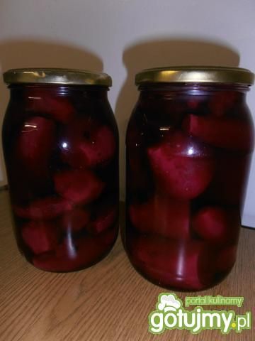 Buraczki czerwone w marynacie octowej