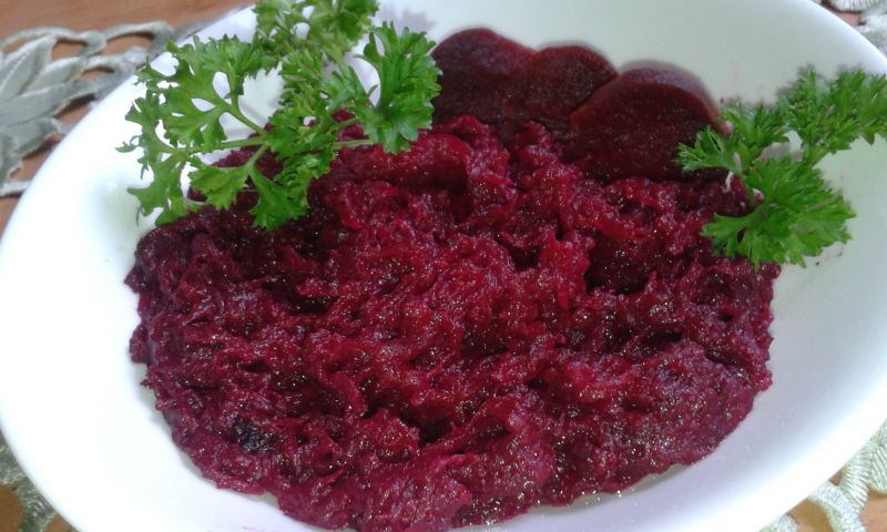 Buraczki gotowane smażone