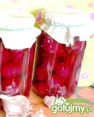 Buraczki marynowane z czosnkiem 