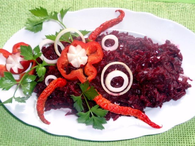 Buraczki na ciepło z żurawiną