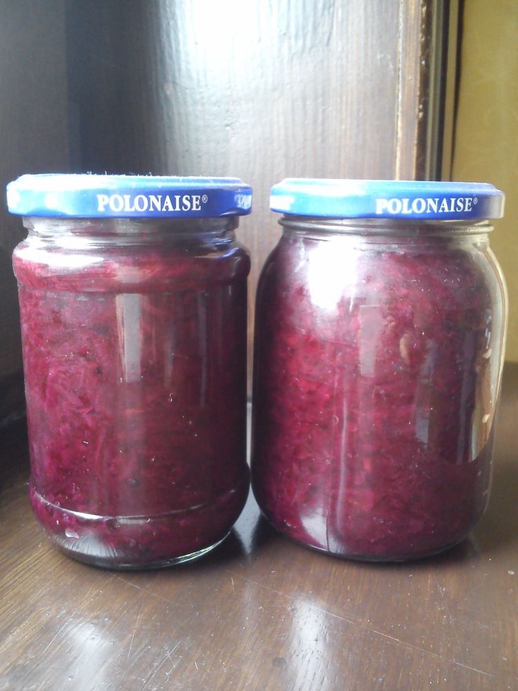 Buraczki tarte z czosnkiem Buraczki tarte z czosnkiem